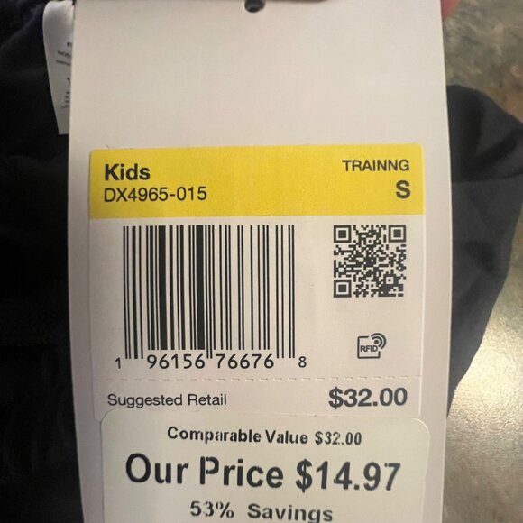 Nike Kids Loose Fit Athletic Shorts, Small, Blue - Picture 7 of 8